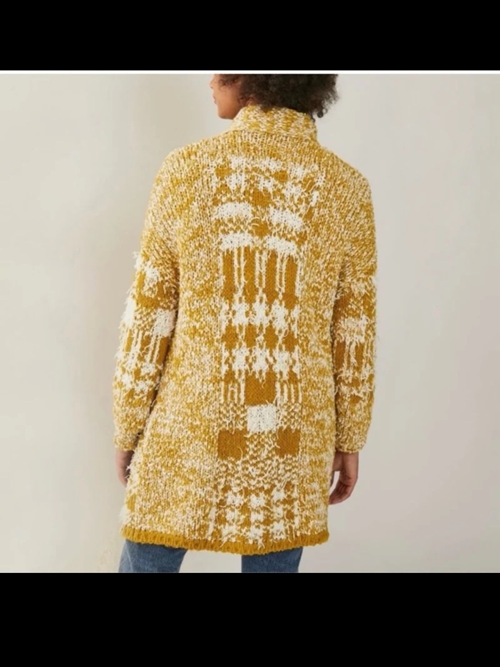 ANTHROPOLOGIE Shaina Sweater Coat fits up to a Large - Picture 4 of 12